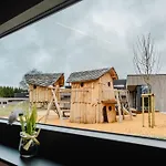 Nature Village - Timberly N°16 - 8 Personnes Avec Jacuzzi Lodge