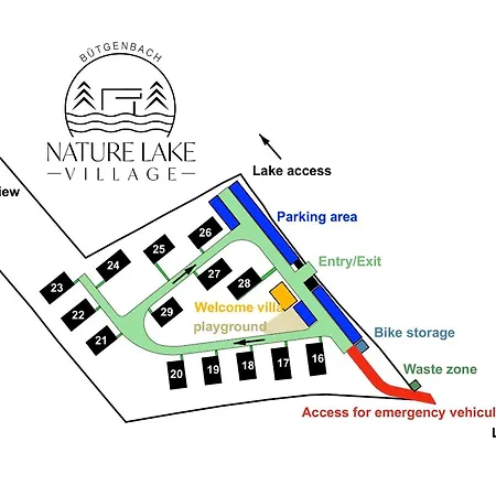 Nature Village - Timberly N°16 - 8 Personnes Avec Jacuzzi Lodge Bullange