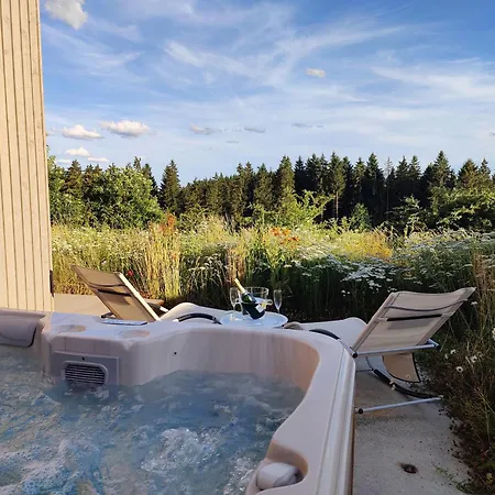 Nature Village - Timberly N°16 - 8 Personnes Avec Jacuzzi * Bullange